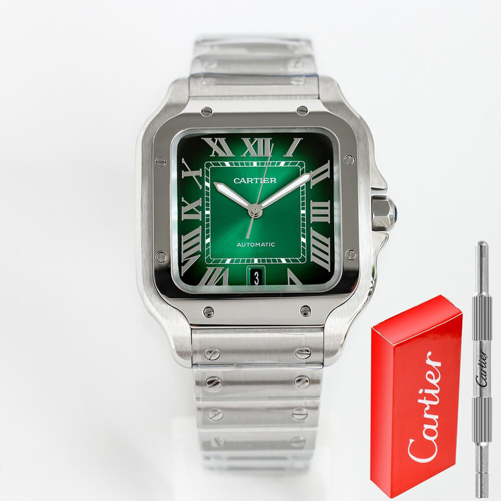 Ca*t1er large santos de Ca*t1er watch